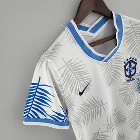 Camisa Feminina Seleção Brasil Nike - Branca - Conceito Floresta Amazônica