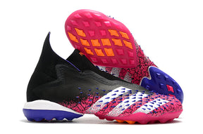 Chuteira Society Adidas Predator Freak + FG Black/Pink/Purple - Cano Alto