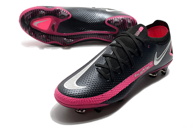 Chuteira Campo Nike Phantom GT Elite FG Black/Pink - Low