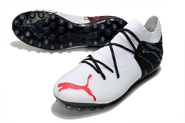 Chuteira Society Puma Future Z FG White/Black