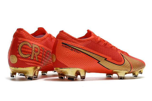 Chuteira Campo Nike Mercurial Vapor 13 Elite FG CR7 100 #Portugal