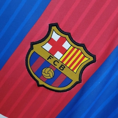 Camisa Barcelona Retrô 2016/2017 Azul e Vermelha - Nike | Futmantos