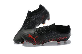 Chuteira Campo Puma Ultra FG Black/Red