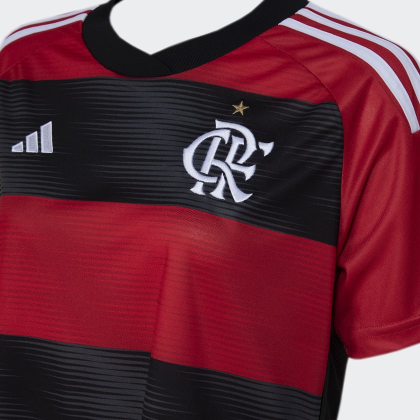 Camisa Feminina Flamengo 23/24 Adidas - Rubro Negro | Futmantos