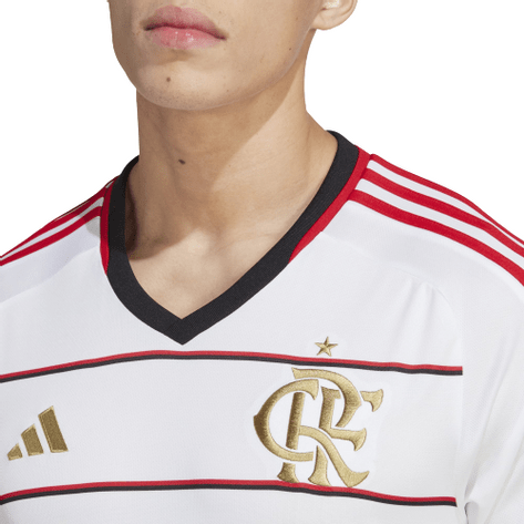 Camisa Flamengo II 23/24 Adidas - Branco | Futmantos