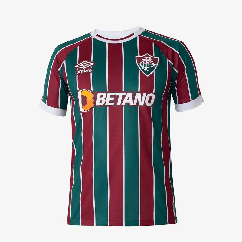 Camisa Fluminense I 23/24 Umbro - Vinho e Verde