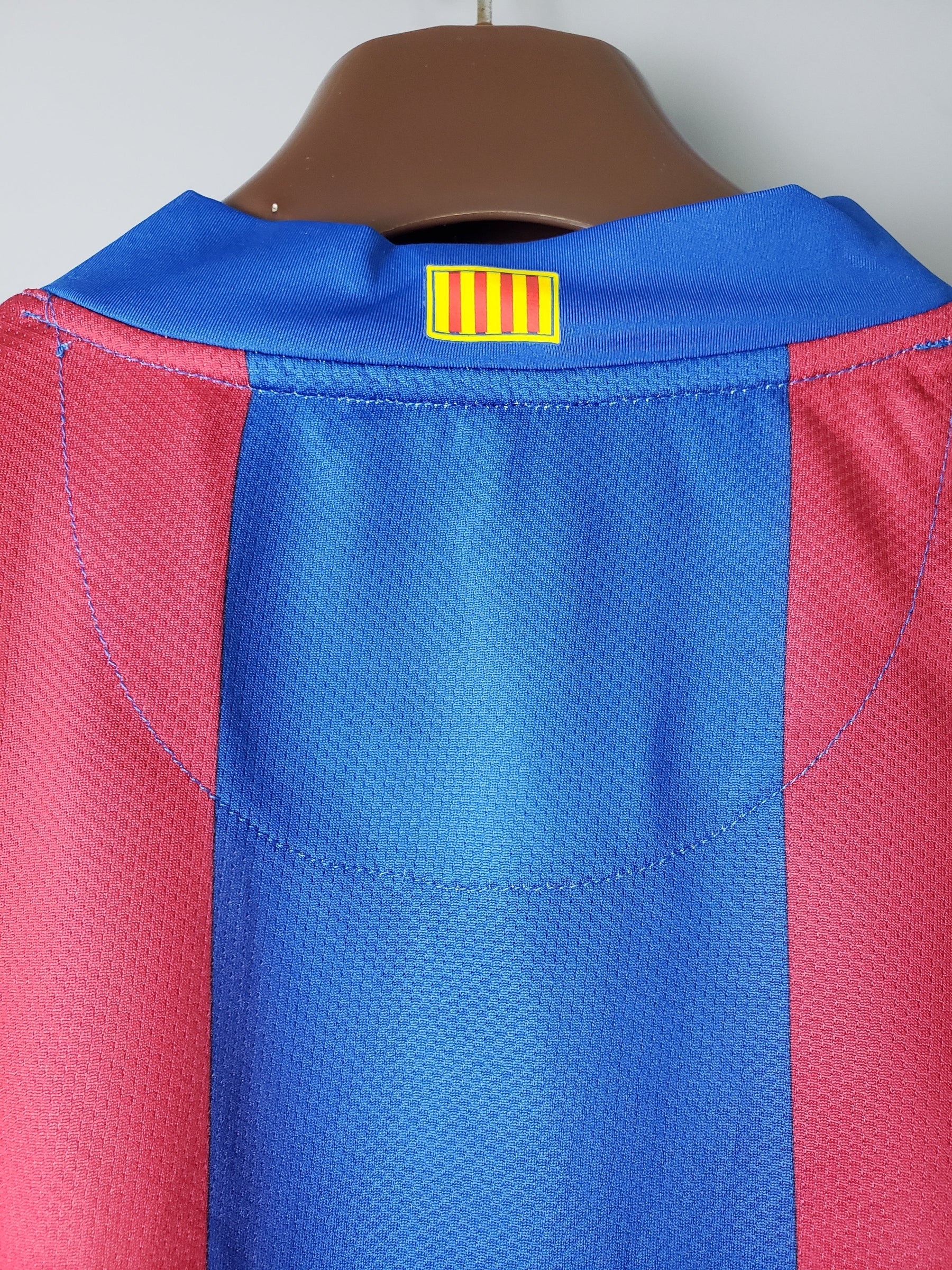 Camisa Manga Longa Barcelona 07/08 Nike - Grená | Futmantos