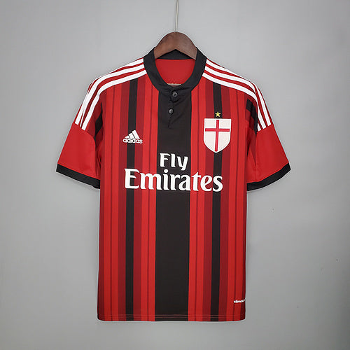 Camisa Milan Retrô 2014/2015 Vermelha e Preta - Adidas | Futmantos