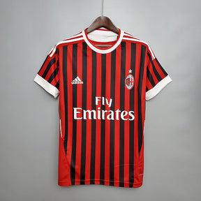 Camisa Milan Retrô 2011/2012 Vermelha e Preta - Adidas | Futmantos