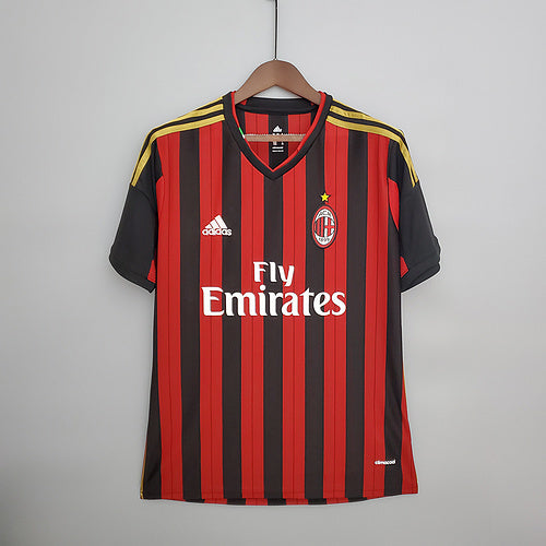 Camisa Milan Retrô 2013/2014 Vermelha e Preta - Adidas | Futmantos