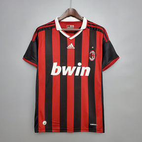 Camisa Milan Retrô 09/10 - Adidas - Vermelha e Preta | Futmantos