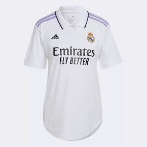 Camisa Feminina Real Madrid I 23/24 Adidas - Branco