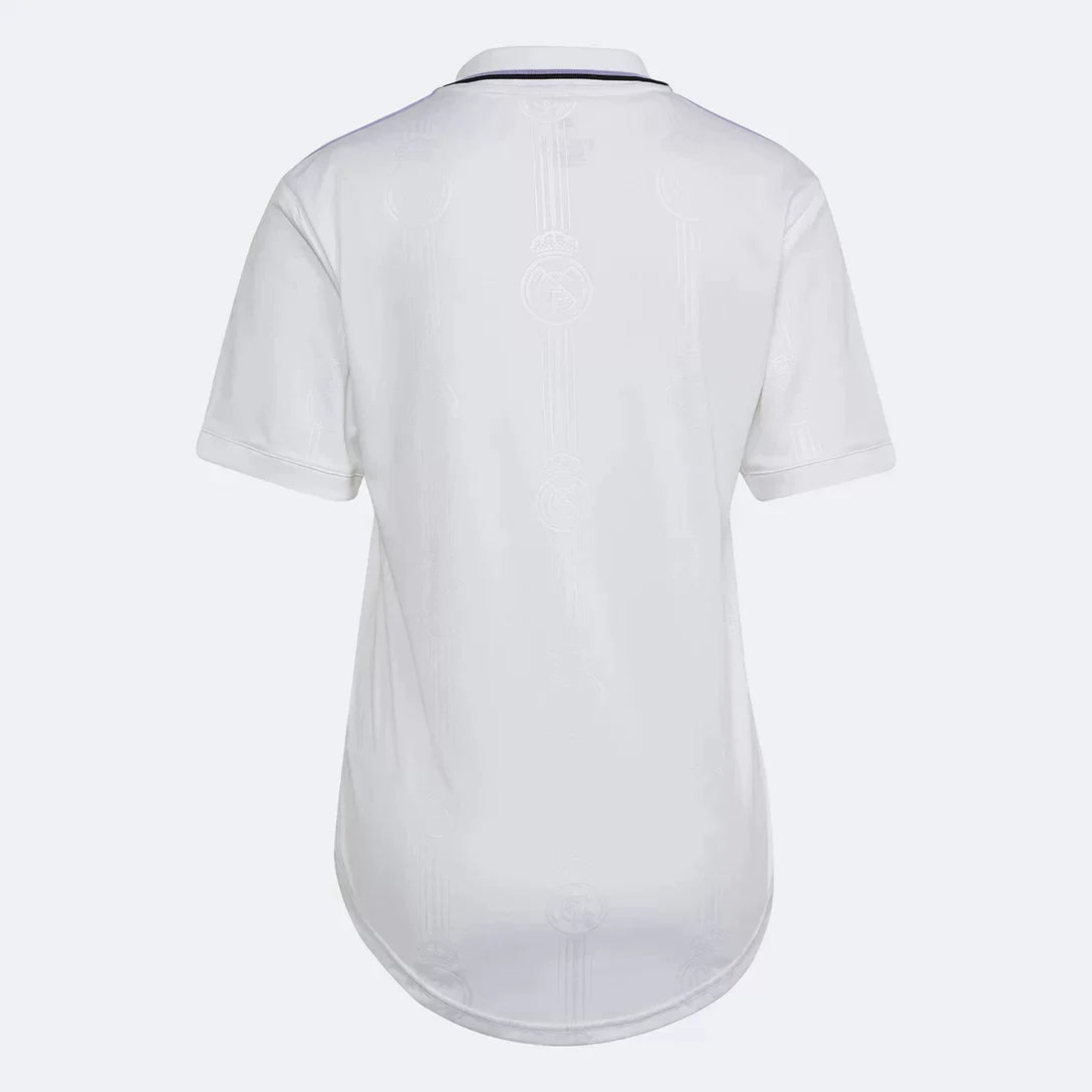 Camisa Feminina Real Madrid I 23/24 Adidas - Branco | Futmantos