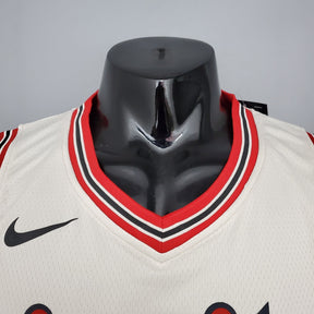 Camisa Basquete NBA Regata Portland Trail Blazers Masculina - Bege