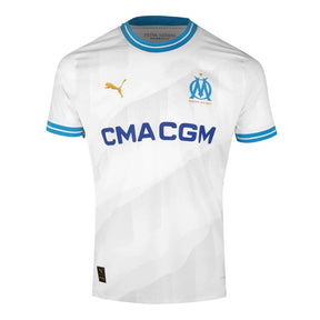 Camisa Olympique de Marseille I 23/24 Puma - Branco | Futmantos