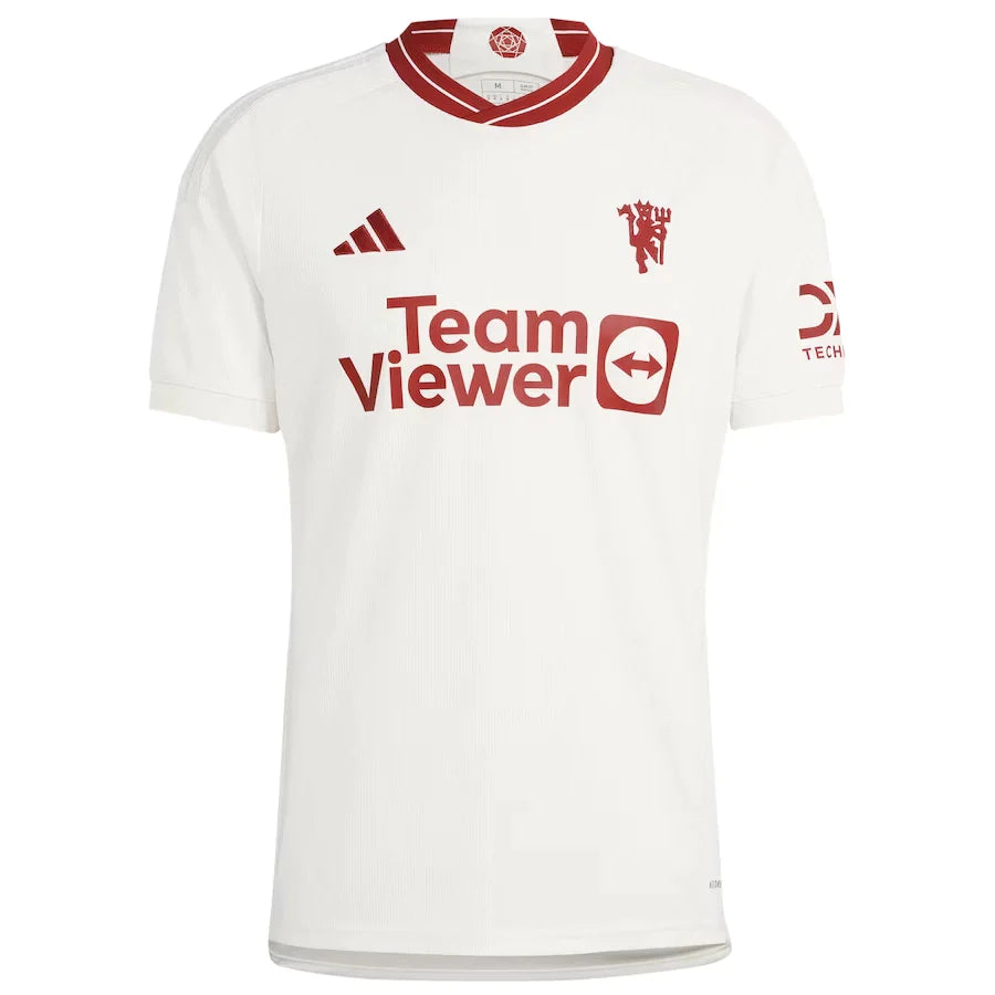 Camisa Manchester United III 23/24 Adidas - Branco | Futmantos