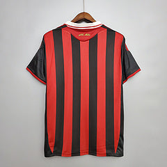 Camisa Milan Retrô 09/10 - Adidas - Vermelha e Preta | Futmantos