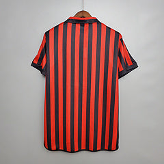 Camisa Milan Retrô 1999/2000 Vermelha e Preta - Adidas | Futmantos