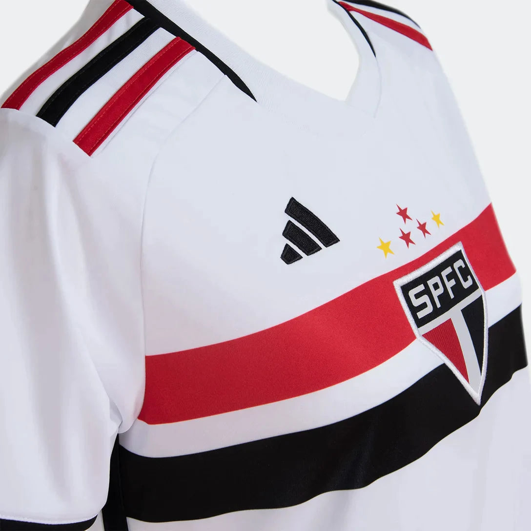 Camisa Feminina São Paulo I 23/24 Adidas - Branco | Futmantos